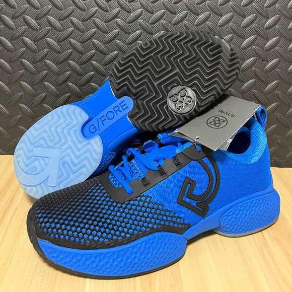 G/FORE QRT1 Full Drip Court Tennis Pickleball Shoes Blue Black Mens Size 9